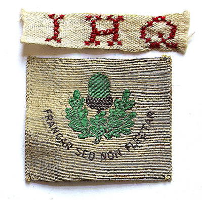 Boy Scouts Extinct Malta District Cloth Ribbon Badge.