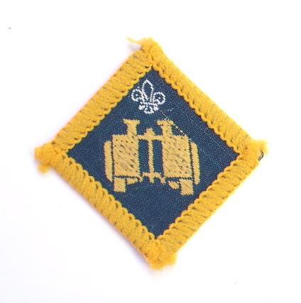 Boy Scouts observer proficiency instructor nylon badge c1967 to 1971