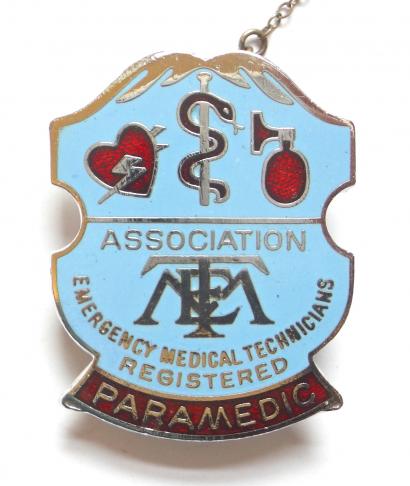 Assoc of Registered Emergency Medical Technicians paramedic badge