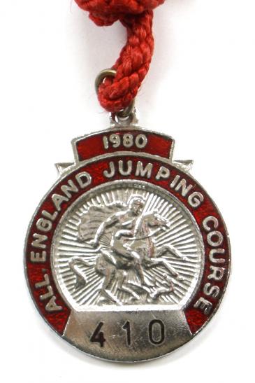 1980 All England Jumping Course Hickstead members badge