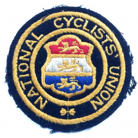Sally Bosleys Badge Shop National Cyclists Union Felt Cloth