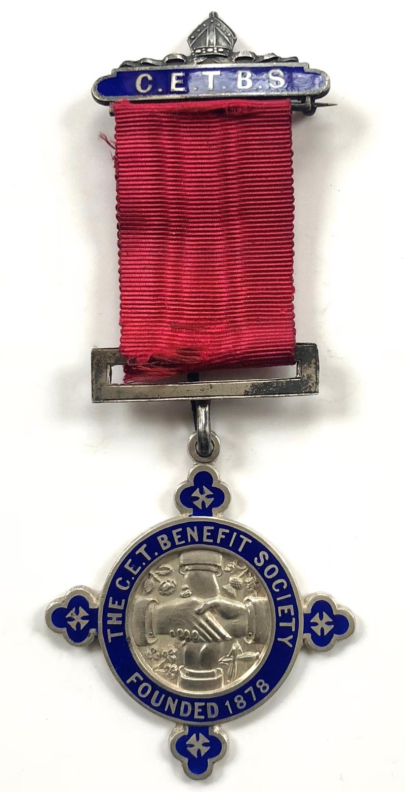 Church of England Temperance Benefit Society 1902 silver medal