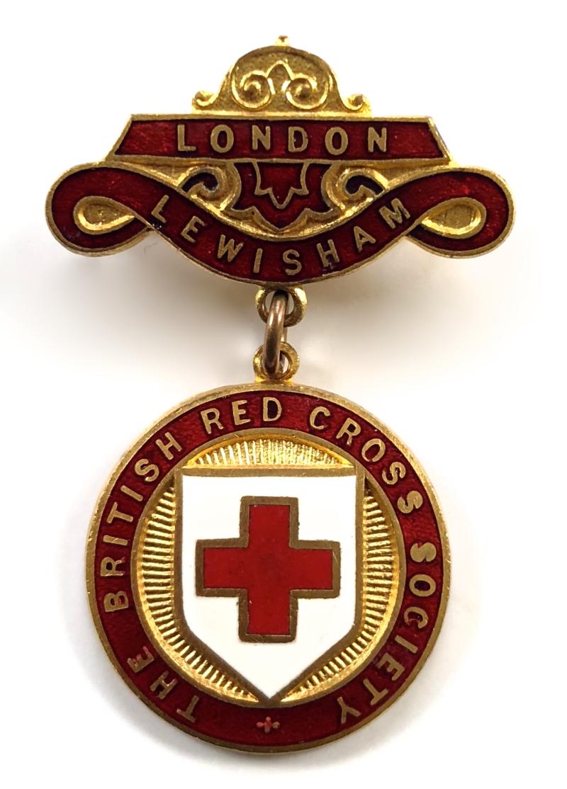 WW1 British Red Cross Society London Lewisham branch badge