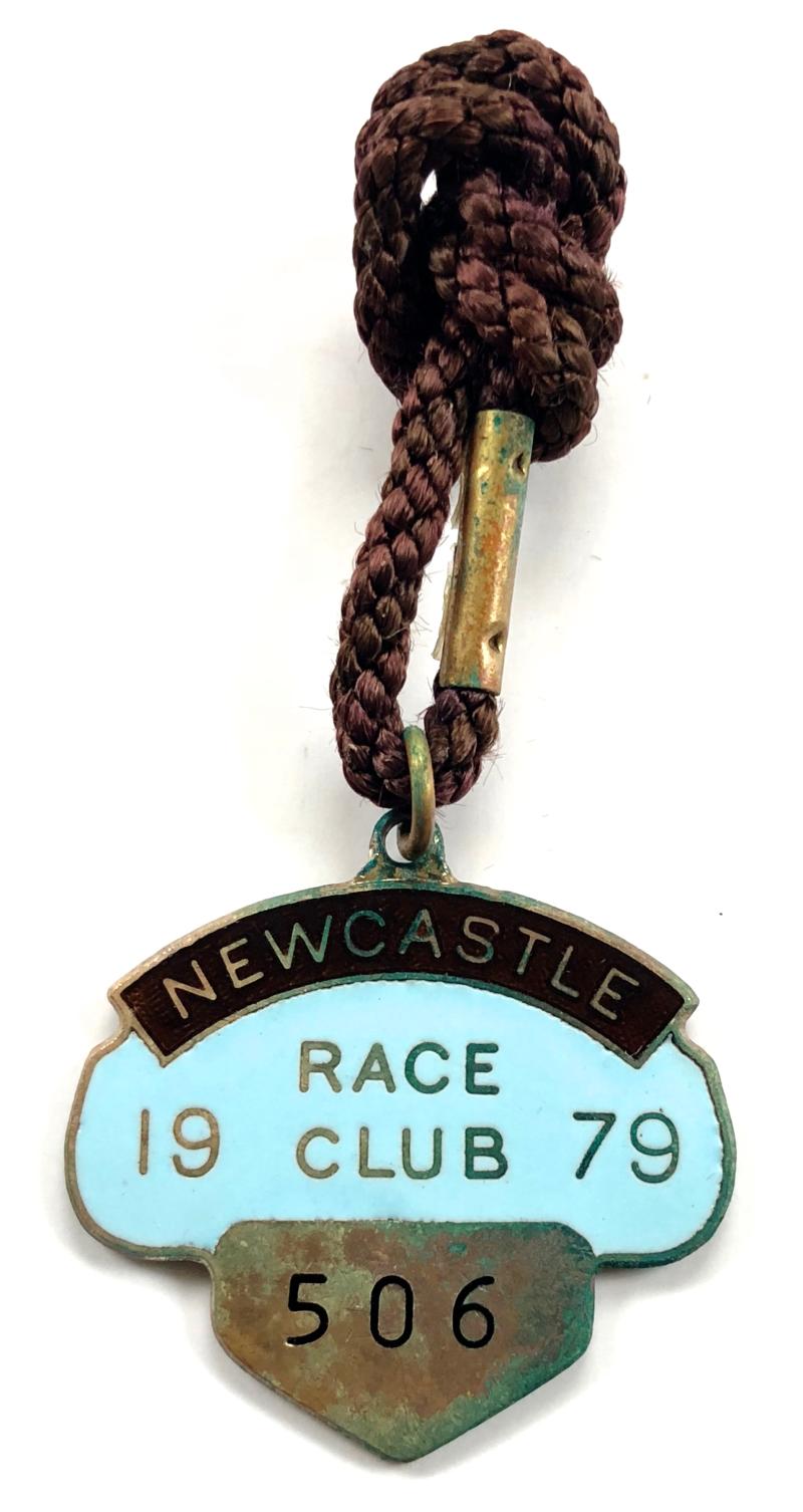 1979 Newcastle Race Club horse racing badge