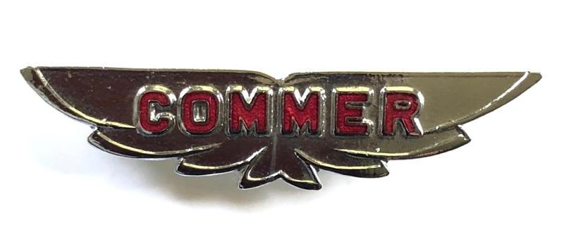 Commer Lorries Trucks & Vans winged logo advertising badge by Butler