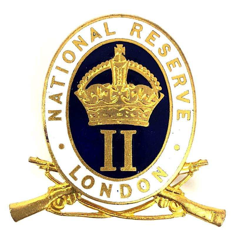 WW1 National Reserve Class II London badge