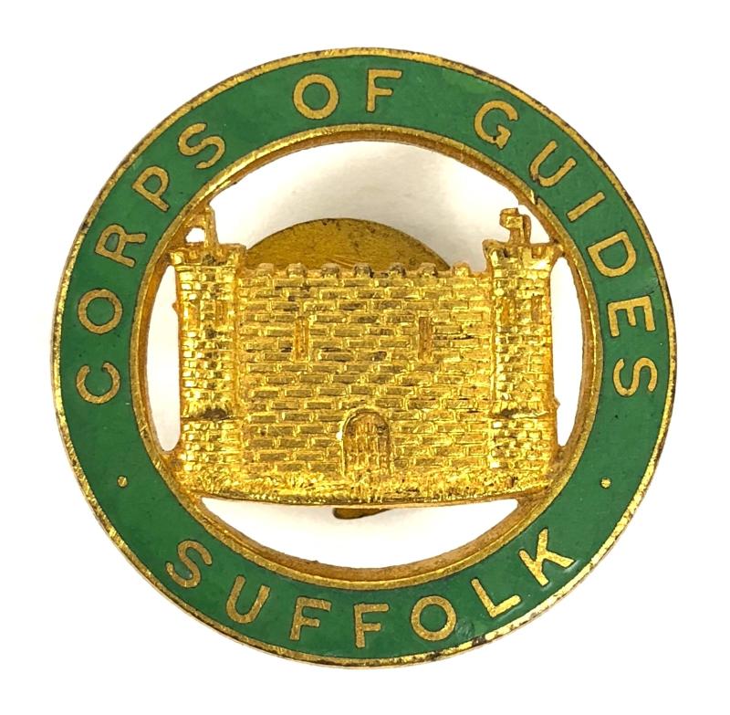 Corps of Guides Suffolk officially numbered home front badge