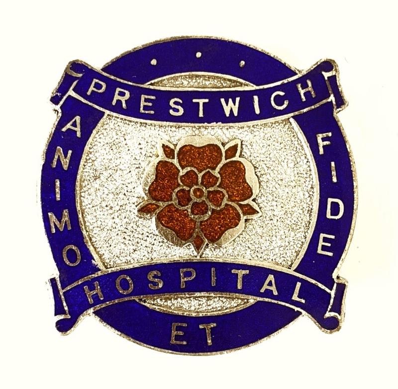 Prestwich Mental Hospital male nurse qualification 1966 silver badge