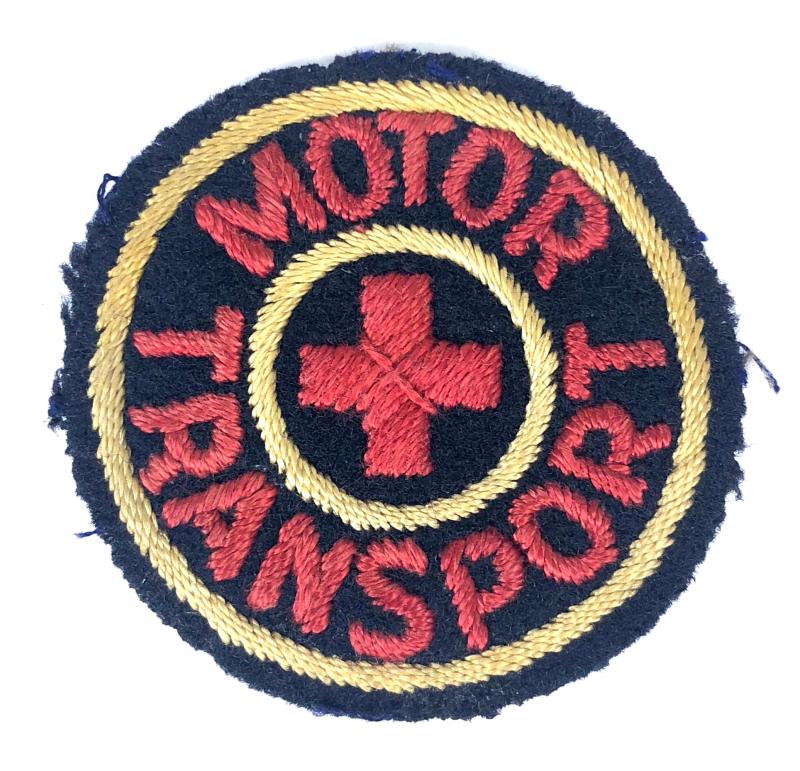 WW2 British Red Cross Motor Transport VAD officers cloth sleeve badge
