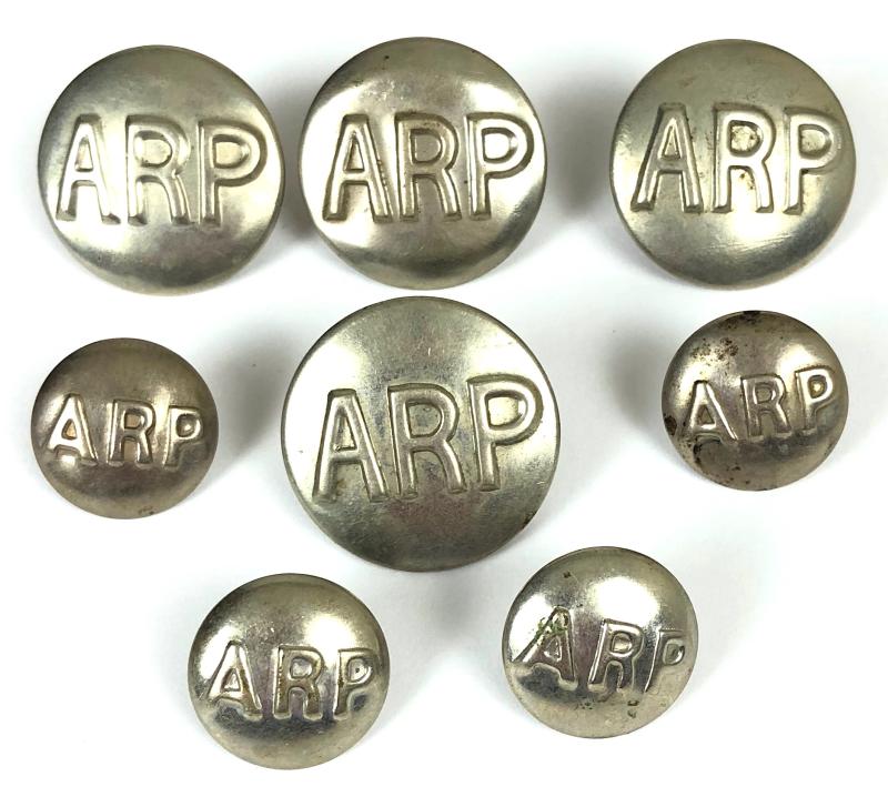 Air Raid Precautions ARP bluette overall set of buttons