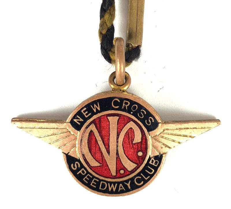 New Cross Speedway Club Badge circa 1940's