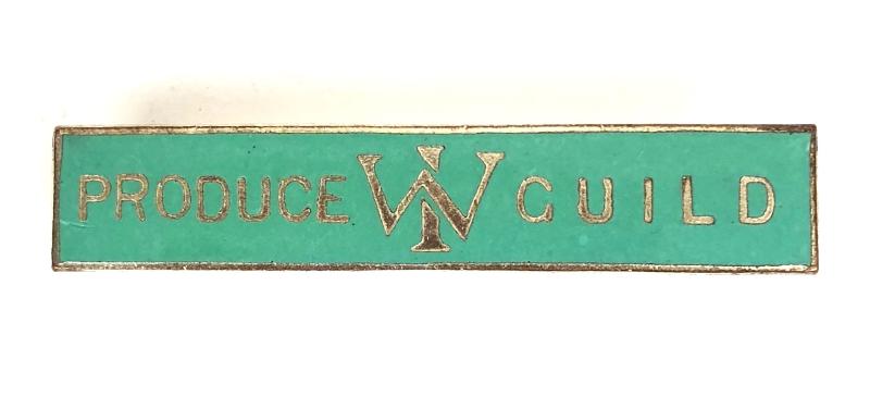 Womens Institute WI Produce Guild home front badge circa 1939