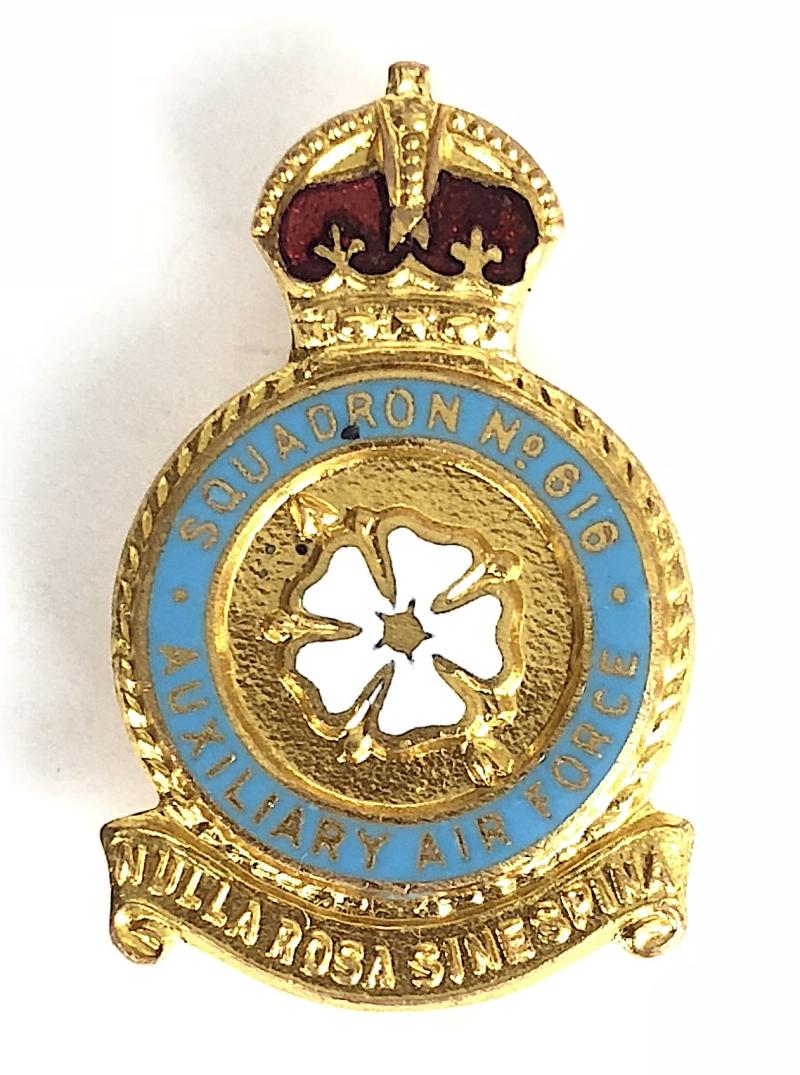 RAF No 616 Auxiliary Air Force Battle of Britain Squadron badge H.W.Miller
