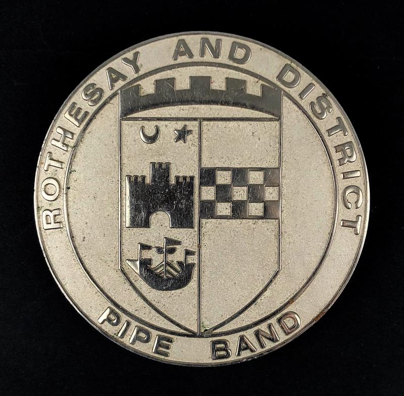 Rothesay And District Pipe Band Badge Scotland