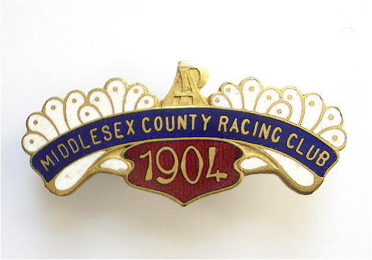 1904 Alexandra Park horse racing club badge
