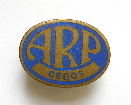 WW2 ARP Cedos Engineering Company badge