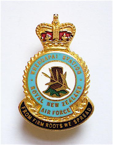 Royal New Zealand Air Force Whenuapai Station Badge c1950s