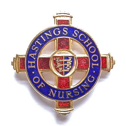 Hastings School of Nursing hospital badge