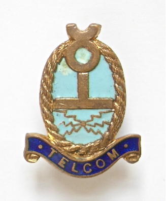 WW2 Telcom Cable & Wireless lapel badge