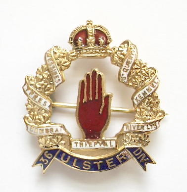 36th Division Ulster Volunteer Force UVF Irish Badge by Sharman D.Neill.