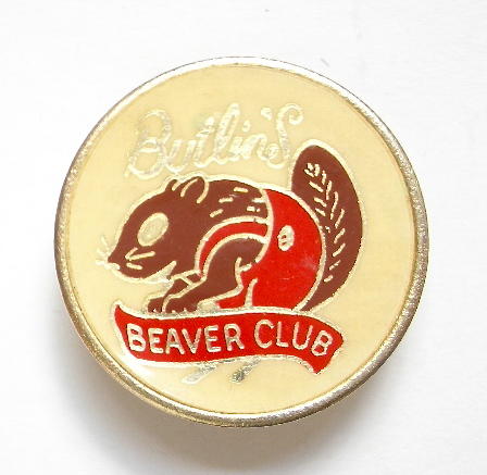 Butlins holiday camp Beavers Club badge