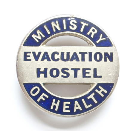 WW2 Ministry of Health evacuation hostel badge