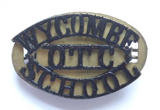 Wycombe OTC School shoulder titlle badge