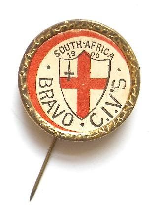 Boer War South Africa 1900 City Imperial Volunteers badge