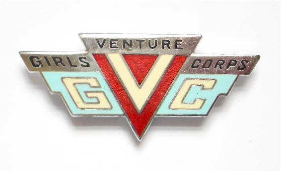 Girls Venture Corps GVC Hat Badge