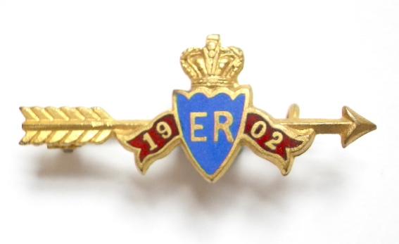 Edward VII 1902 Coronation Souvenir Badge.