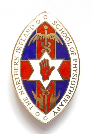Northern Ireland School of Physiotherapy 1972 silver badge