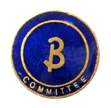 Butlins Holiday Camp old style committee badge