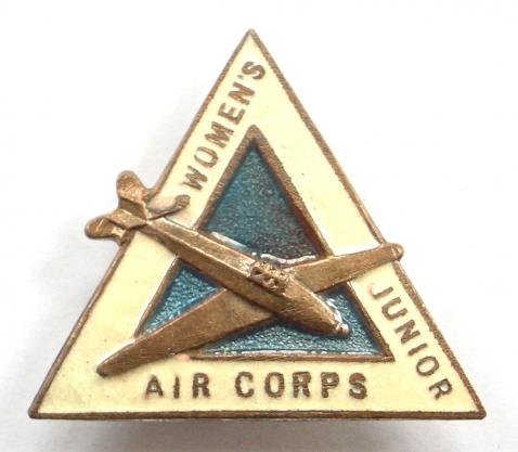 WW2 Womens Junior Air Corps WJAC officers hat badge