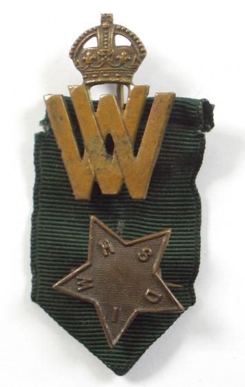 WW1 Irish War Hospital Supply Depot volunteer war workers badge