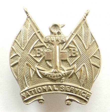 Boys Brigade National Service Badge circa 1941 to 1945