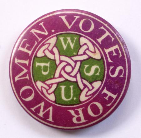 Votes for Women WSPU suffragette badge circa 1908 to1910 