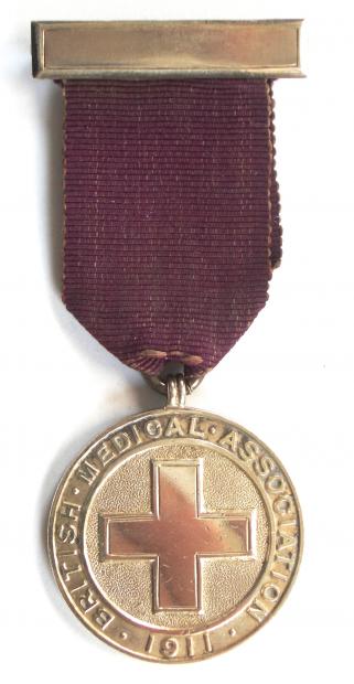 British Medical Association BMA 1911 silver medal