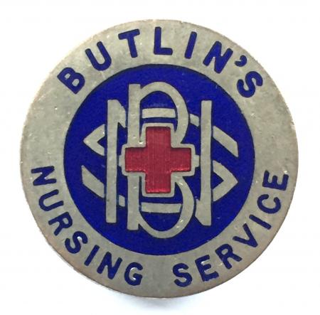 Butlin's Nursing Service red cross badge