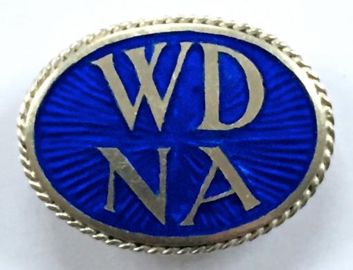 Willesden District Nursing Association 1933 silver badge