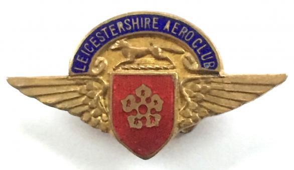 Leicestershire Aero Club membership badge