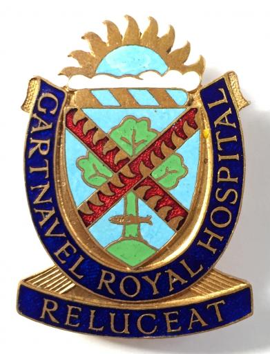 Gartnavel Royal Hospital psychiatric care nurses badge