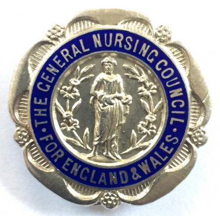 General Nursing Council registered sick childrens nurse RSCN silver badge