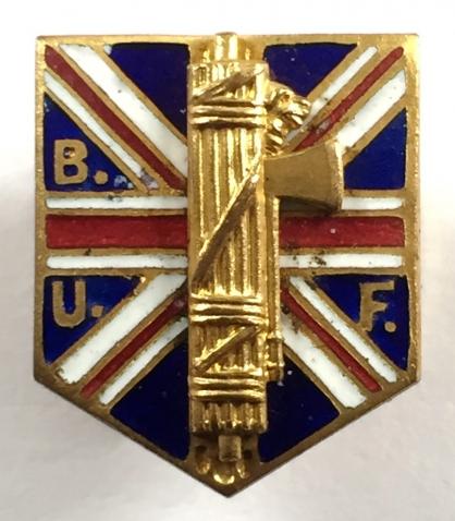 British Union of Fascist 2nd pattern badge c1934 to1940 