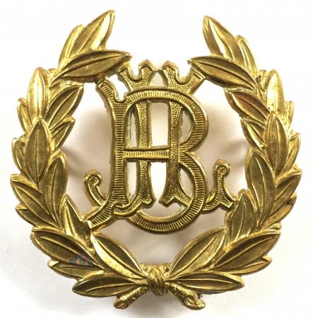 Jewish Lads Brigade brass pouch belt badge