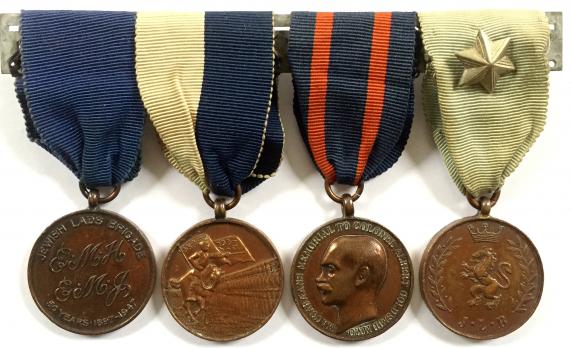 Jewish Lads Brigade Forest Gate company group of four medals