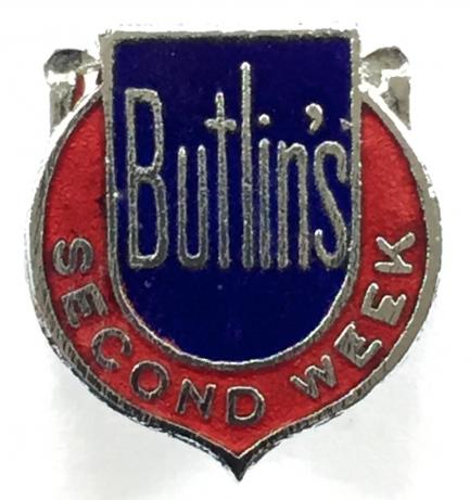 Butlins Holiday Camp Second Week horseshoe badge