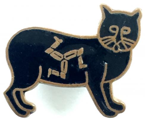 Lucky Manx Cat, No Tail - But Lots of Luck, Isle of Man badge