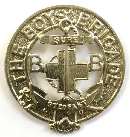 Boys Brigade Officers cap badge circa post 1927