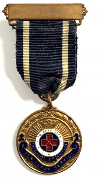 Girls Life Brigade ten years service medal circa 1932 