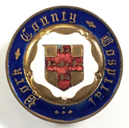 York County Hospital nurses badge